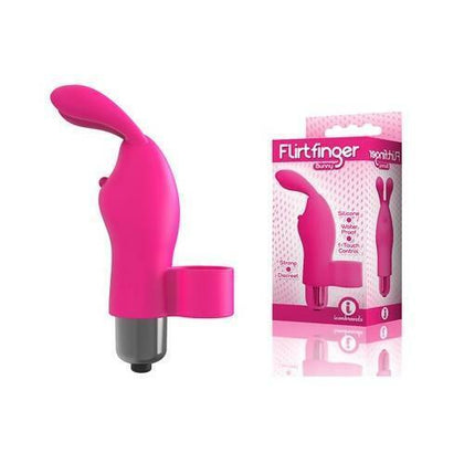 Icon Brands The 9's Flirt Bunny Finger Vibe Pink 2024: Clitoral Stimulator for Women