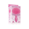 Icon Brands Cottontails Bunny Tail Ribbed Pink Silicone Butt Plug - Model 9sCT-BT-RP - Adult Naughty Store