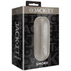 Icon Brands iJack-It Stroker Smoke Gray - Male Masturbation Sleeve for Intense Pleasure - Adult Naughty Store