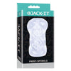 Icon Brands Jack-It Frost Stroker Spirals: Ultimate Pleasure for Him, Textured Clear Handheld Masturbator - Adult Naughty Store