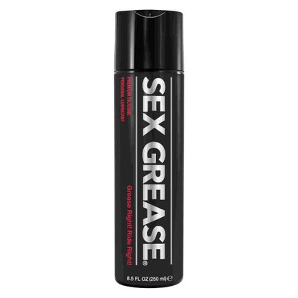 Westridge Labs Sex Grease Silicone Lubricant - 8.5 fl oz - Intensify Pleasure with Long-Lasting Performance - Gender-Inclusive - For Alluring Sensations - Sleek Black - Adult Naughty Store