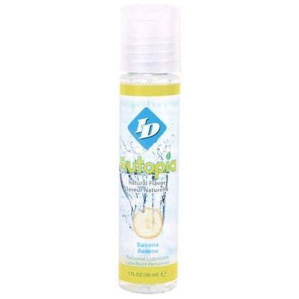 ID Frutopia Banana Flavored Lubricant 1oz - All-Natural Water-Based Lube for Enhanced Intimacy and Sensual Pleasure - Vegan-Friendly Formula - Latex Condom Compatible - Exciting Bedroom Experience for Couples