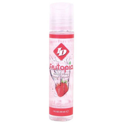 ID Frutopia Strawberry Flavored Lubricant 1oz - The Ultimate Sensual Delight for All Genders, Enhancing Pleasure in Intimate Moments, in a Mouthwatering Strawberry Flavor - Adult Naughty Store