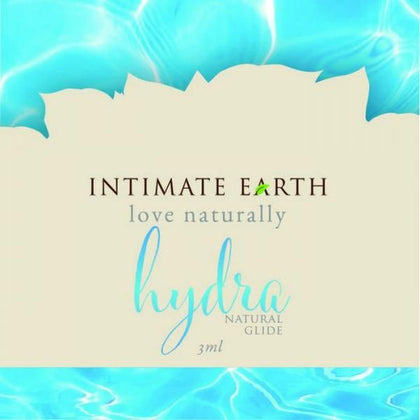 Intimate Earth Hydra Glide Foil Pack Sample Size - Premium Water-Based Lubricant for Enhanced Intimate Pleasure - Latex Condom Friendly - Safe to Ingest - Ideal for All Genders and Intimate A - Adult Naughty Store