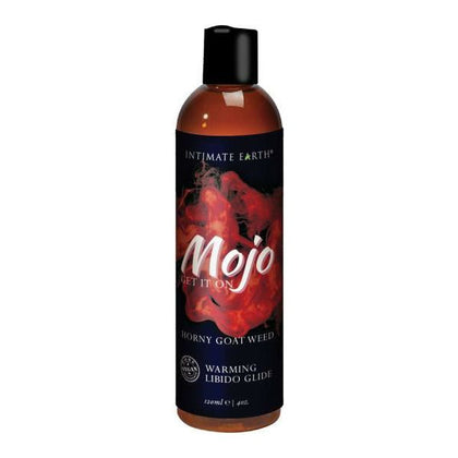 Intimate Earth Mojo Horny Goat Weed Warming Libido Glide 4oz - Sexual Enhancement Lubricant for Enhanced Stamina and Pleasure - Latex Condom Safe - Paraben Free - Vegan Friendly