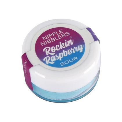 Classic Erotica Nipple Nibblers Sour Pleasure Balm - Rockin' Raspberry, Lip-Smacking Sensations for Enhanced Nipple Play - Adult Naughty Store