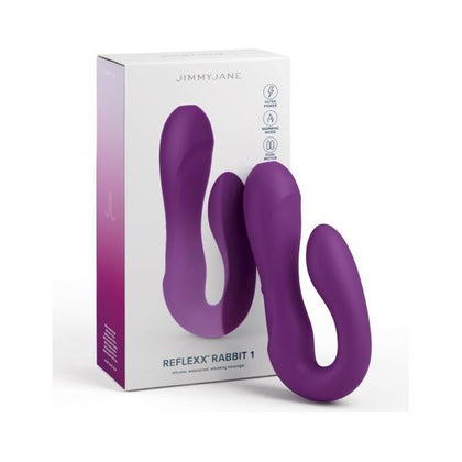 Jimmyjane Reflexx Rabbit 1 Dual-Motor Silicone Vibrator for Women - G-Spot and Clitoris Pleasure - Lavender