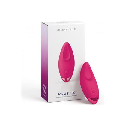 Jimmyjane Form 3 Pro JJ10911 Small Curved Clitoral Vibrator for Women in Pink