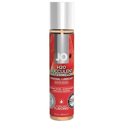 System JO H2O Watermelon Flavored Lubricant - Sensational Water-Based Pleasure Enhancer for All Genders - 1oz