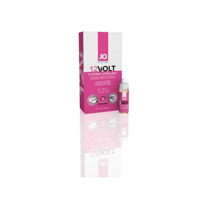 Introducing the JO 12 Volt Clitoral Stimulant Enhanced Formula - The Ultimate Pleasure Powerhouse for Women in a Sensational Pink Hue