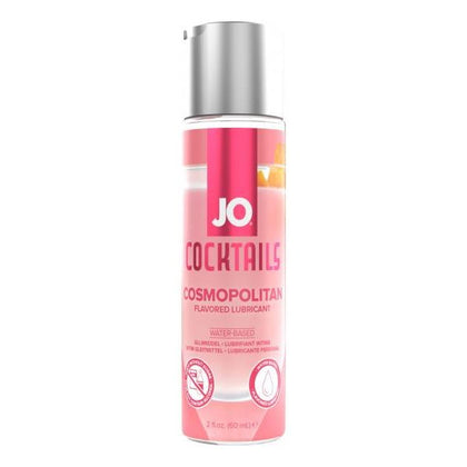 JO Cocktails Cosmopolitan Flavored Lubricant - Intensify Pleasure with a Sensual Water-Based Formula (2 fl oz) - Adult Naughty Store