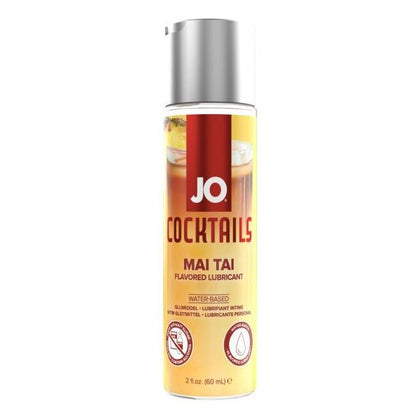 System JO Cocktails Mai Tai Flavored Lubricant - Sensual Water-Based Pleasure Enhancer for Oral and Intimate Play - 2 fl oz - Adult Naughty Store