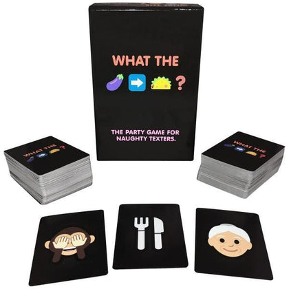 Kheper Games What The F*ck? Eggplant To Taco Texters Game - Naughty Emoji Card Game for Adults