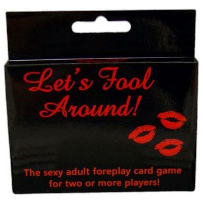 Introducing the Sensual Pleasures Let's Fool Around! Romantic and Kinky Card Game for Couples and Groups - Adult Naughty Store