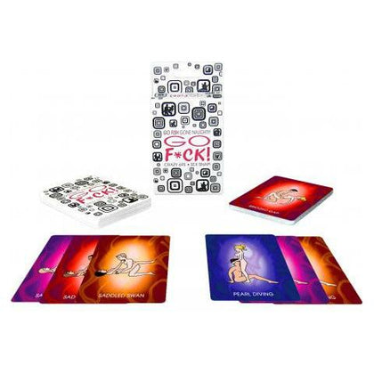 Kheper Games Go F*Ck Card Game - Naughty Adult Game for Couples - Fun and Exciting Bedroom Play - Model GF-69 - Unleash Your Wild Side - Gender-Inclusive - Explore Pleasure Together - Bold Bl - Adult Naughty Store