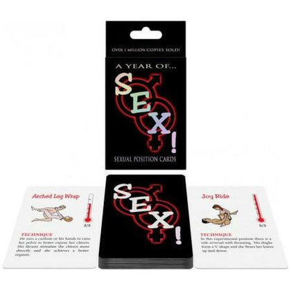 Introducing the Sensation Seeker A Year of SEX! Card Game - The Ultimate Pleasure Guide for Couples - Adult Naughty Store