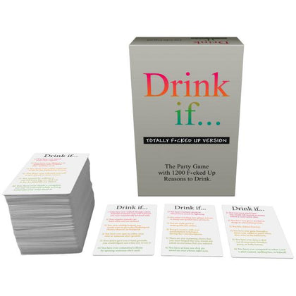 Kheper Games Drink If Totally F*cked Up Version Party Game - Model TFUV2024 - Unisex Adult Party Game - Multi-Colour