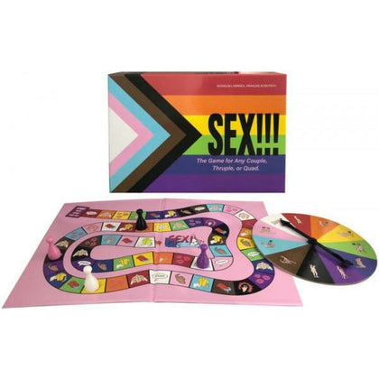 Kheper Games Sex!!! Game - Board Game BG.R134 for Couples, Duos, Trios, and Quads - Fast-Paced Foreplay and Sexplay - Romance Edition - Adult Naughty Store