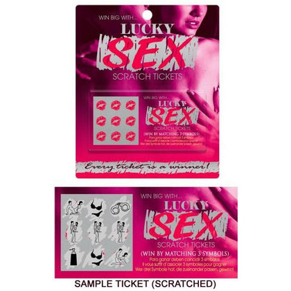 Introducing the Sensual Pleasure Collection: Lucky Sex Scratch Tickets - The Ultimate Couples' Game for Erotic Exploration! - Adult Naughty Store