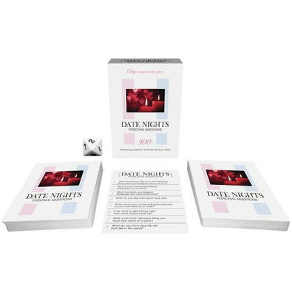 Kheper Games Date Nights Personal Questions Game - Intimate and Intriguing Conversations for Couples - Adult Naughty Store