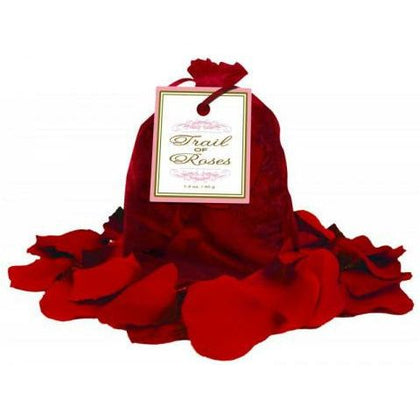 Kheper Games Trail Of Roses Faux Rose Petals - Romantic Pleasure Enhancer for Couples - Model TR-1.4 - Unisex - Sensual Petals for Intimate Moments - Red