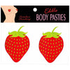 Succulent Strawberry Edible Body Pasties - Tempting Delight for Sensual Indulgence | [Brand Name] Strawberry Lingerie Model SSBP-001 | Gender-Inclusive Pleasure | Intimate Sensory Experience  - Adult Naughty Store