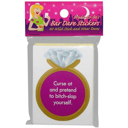 Kheper Games Bride-to-be Bar Dare Stickers: Exciting Stick and Wear Dares for Bachelorette Parties! - Adult Naughty Store