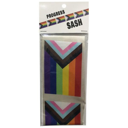 Kheper Games Progress Sash - Pride-Inspired Progress Sash Flag Design for All Genders - Vibrant Rainbow - Model 2024 - Adult Naughty Store