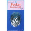 Dept. of Erections Pecker Inspector Badge - A Playful Power Accessory for Bachelorettes - Adult Naughty Store