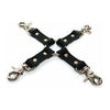 Leather Hog Tie Restraint - Model X123 - Unisex Bondage Accessory for Intense Pleasure - Black - Adult Naughty Store