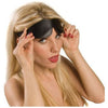 Kinklab Black Padded Blindfold - Non-Leather Synthetic Polyurethane Soft Blindfold for Sensual Pleasure - Model KL923 - Unisex - Enhances Intimate Experiences - Black - Adult Naughty Store