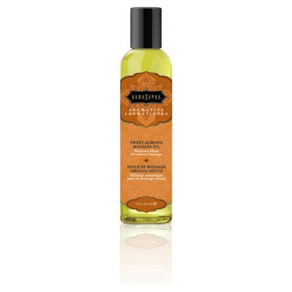 Kama Sutra Aromatic Massage Oil - Sweet Almond Sensual Pleasure Elixir for Intimate Massages - 8oz - Adult Naughty Store