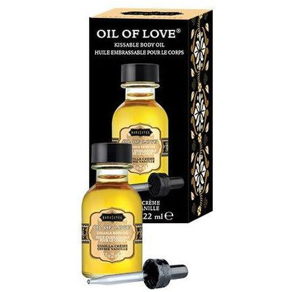 Kama Sutra Oil Of Love Vanilla Creme - Sensual Foreplay Arousal Oil for Couples, .75oz