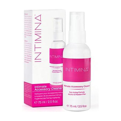 Intimina Intimate Accessory Cleaner - Essential Care for Menstrual Cups, KegelSmart, and Laselle Exercisers - Alcohol-Free Spray for Complete Confidence and Comfort - 2.5oz (Net)