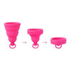 Intimina Lily Cup One - Compact Menstrual Cup for First Time Users - Model LCO-1 - Female - All Flow Types - Comfortable and Discreet - Medical Grade Silicone - Reusable - Eco-Friendly - Pink - Adult Naughty Store