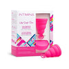 Intimina Lily Cup One - Compact Menstrual Cup for First Time Users - Model LCO-1 - Female - All Flow Types - Comfortable and Discreet - Medical Grade Silicone - Reusable - Eco-Friendly - Pink - Adult Naughty Store