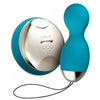 LELO Hula Wireless Remote Control Silicone Pleasure Beads - Ocean Blue - Adult Naughty Store