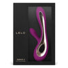 Lelo Soraya SDR-2021 Deep Rose Dual Action Rabbit Vibrator for Women - Clitoral and G-Spot Stimulation - Adult Naughty Store