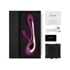 Lelo Soraya SDR-2021 Deep Rose Dual Action Rabbit Vibrator for Women - Clitoral and G-Spot Stimulation - Adult Naughty Store