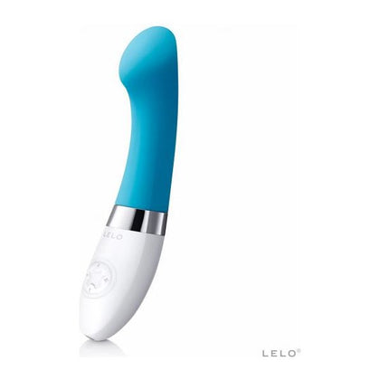 LELO Gigi 2 G-Spot Vibrator - Model G2TB - Turquoise Blue - For Targeted G-Spot Pleasure