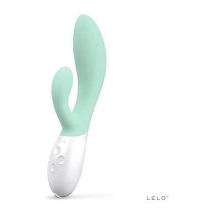 Lelo Ina 3 Seaweed Rabbit Vibrator - Powerful Dual Action Massager for Women, G-Spot and Clitoral Stimulation - Stunning Seaweed Green