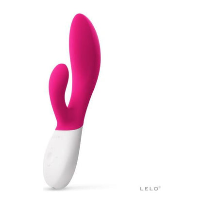 LELO Ina Wave 2 Cerise Pink Rabbit Vibrator - Dual Stimulation for Intense Clitoral and G-Spot Pleasure