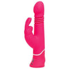 Happy Rabbit Thrusting Rechargeable Rabbit Pink - Luxurious Silicone Thrusting Vibrator for Women's Intense Pleasure - Adult Naughty Store