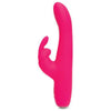 Happy Rabbit Slimline Curve Rechargeable Vibrator Pink - The Ultimate Pleasure Companion for Women - Adult Naughty Store