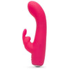 Love Honey Happy Rabbit Mini USB Rechargeable Vibrator - Pink, Model HRM-500K, for Women, Clitoral Stimulation - Adult Naughty Store