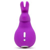 Love Honey Happy Rabbit Mini Ears USB Clitoral Vibrator Purple - Model HRMECV01 - Women's External Stimulation Sex Toy - Adult Naughty Store