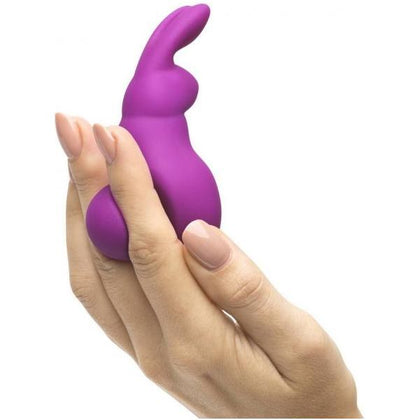 Love Honey Happy Rabbit Mini Ears USB Clitoral Vibrator Purple - Model HRMECV01 - Women's External Stimulation Sex Toy