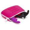 Happy Rabbit WOW Small Pink Silicone Zip Storage Bag - The Ultimate Discreet Storage Solution for Your Happy Rabbit Toys