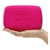 Happy Rabbit WOW Small Pink Silicone Zip Storage Bag - The Ultimate Discreet Storage Solution for Your Happy Rabbit Toys