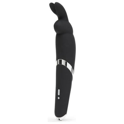 Love Honey Happy Rabbit Rechargeable Wand Vibrator - Model HRWV-01 - Intense External Stimulation for Women - Black